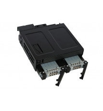 2 x 2,5" SAS / SATA SSD / HDD i (Ultra) Slim ODD do zewnętrznej wnęki 5,25" (ToughArmor MB602SPO-B)