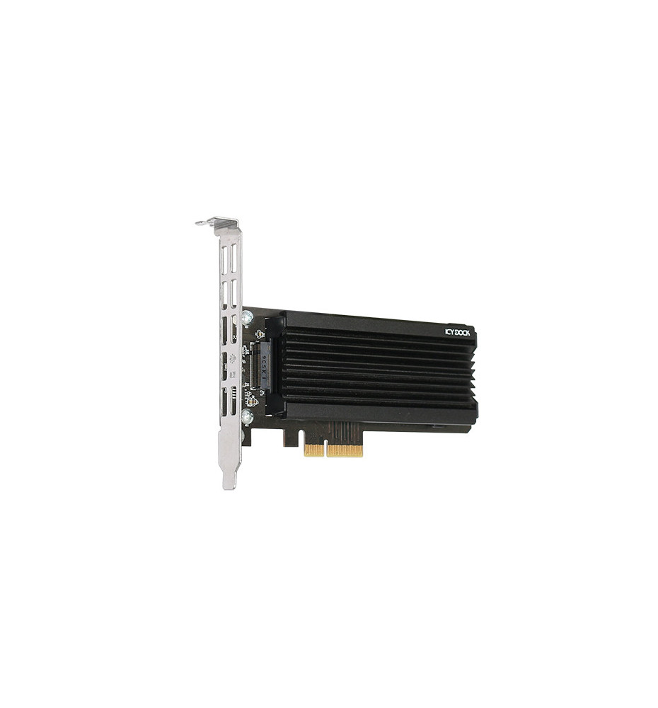 Adapter 1 x M.2 NVMe SSD to PCIe 3.0 x4 Adapter with Heat Sink & PCIe Bracket (EZConvert Ex Pro MB987M2P-1B)