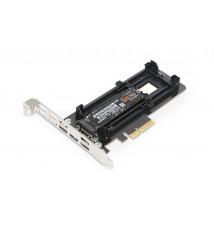 Adapter 1 x M.2 NVMe SSD to PCIe 3.0 x4 Adapter with Heat Sink & PCIe Bracket (EZConvert Ex Pro MB987M2P-1B)