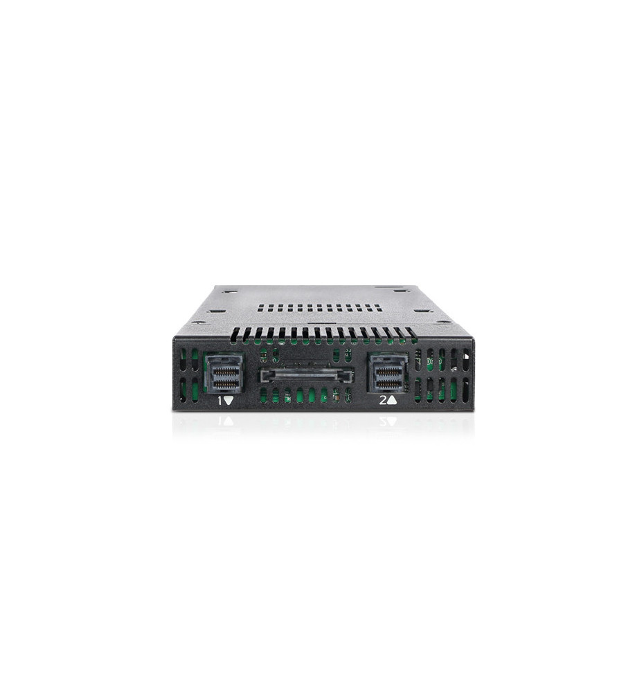 2台 ICYDOCK ToughArmor M.2 NVMe SSD ToughArmor MB852M2PO-B - 2 x M.2 NVMe SSD搭載用リムーバブル