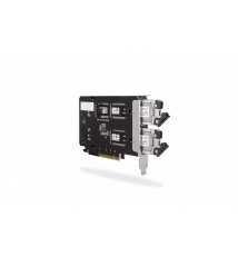 Wyjmowana, 2-zatokowa obudowa M.2 NVMe SSD na PCIe 4.0 x8 do montażu w PCI Express (wymagane rozwidlenie PCIe)