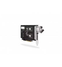Wyjmowana, 2-zatokowa obudowa M.2 NVMe SSD na PCIe 4.0 x8 do montażu w PCI Express (wymagane rozwidlenie PCIe)