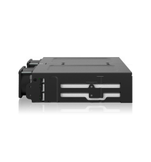 6-zatokowa obudowa 2,5″ U.2/U.3 NVMe SSD (7mm) PCIe 4.0 do zatoki 5,25″ (3 x SlimSAS SFF-8654 8i)  MB118VP-B