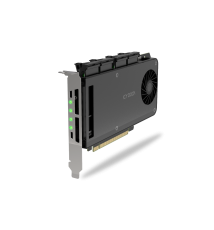 4-kieszeniowa obudowa M.2 NVMe SSD na PCIe 4.0 x16 / karta adaptera do PCIe (Bifurcation PCIe) MB204MP-1B