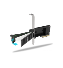 ExpressSlot Core MB305M4P-B Wyjmowana karta adaptera obudowy dysku M.2 NVMe SSD na PCIe 4.0 x4 do gniazda rozszerzeń PCIe