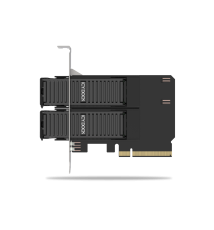 ExpressSlot Core MB312M4P-B 2-kieszeniowa karta adaptera M.2 NVMe SSD do obudowy PCIe 4.0 x8 dla gniazda rozszerzeń PCIe