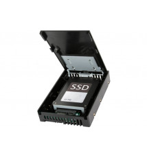 EZConvert MB882SP-1S-1B Beznarzędziowy Konwerter/Adapter 2.5" do 3.5" Zatoki SATA (22pin) HDD & SSD  Zestaw do montażu wew.
