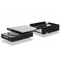 FLEX-FIT Duo MB343SPO Uchwyt do montażu 3.5” HDD + Ultra Slim ODD w zatoce 5.25”