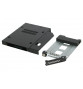 ToughArmor MB411SKO-B - 2.5” SATA/SAS HDD/SSD Metal Mobile Rack dla Slim ODD/FDD z Kluczem